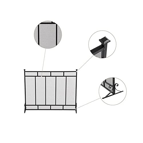Rejilla vertical decorativa para proteger salones con chimeneas abiertas 4