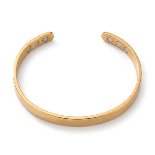 KALM Bracelet Adjustable Bangle Bracelets for Women with Gift Box (Gold)