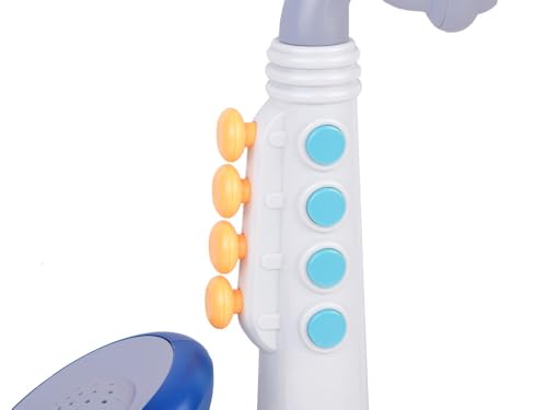 Image of Mini Explorer Kids Saxophone Musical Toy Instrument | Realistic Play Saxophone with Metallic Finish | Early Learning Music Toy for Toddlers & Kids Ages 3+ | Safe & Lightweight | Birthday Gift