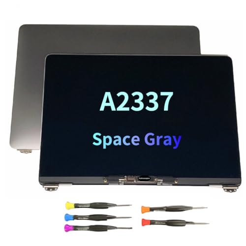 Image of LCD Screen Replacement for MacBook Air M1 A2337 2020 13 inch EMC 3598 LCD Display Assembly 2560x1600 (Space Gray)