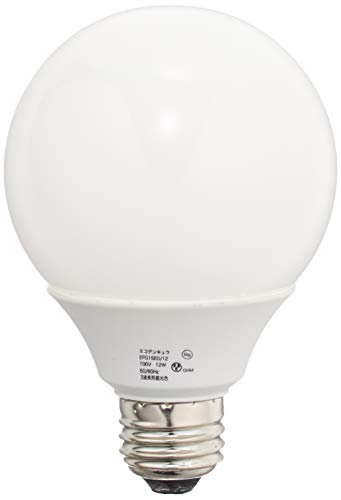 オーム電機 省エネボール 60W型 E26 G形 昼光色 EFG15ED/12 (電球