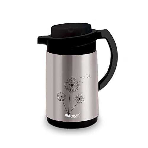 Image of Trueware Ruff Tuff 800 SS Insulated Flask - 750 Ml | Insulated Tea Pot Kettle Water Jug | Hot & Cold |Thermoware | Food Grade | High Grade Steel | BPA-Free | Wide Mouth | Office, Travel
