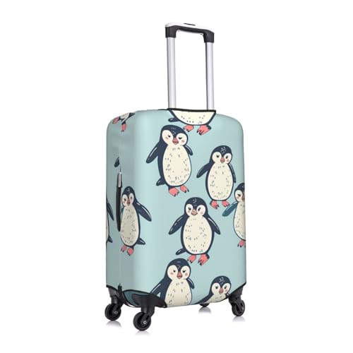 Cartoon Penguin Luggage Cover for Suitcase Cute Elastic Suitcase Cover Protector Luggage Sleeve Anti Scratch Dust Fits29-32 Inch3
