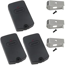3 Pack RB741 Remote Control Transmitter Replacement Fit for Mighty Mule MM562, MM571W, MM572W, Replace RB742, RB743, RB744, FM135, FM135PRO, FM136, FM137, with Visor Clip