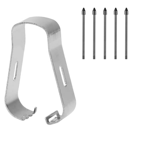 Flaroey Confezione da 5 Punte Sottili per Matita, Punte di Ricambio per Penna Stilo con Strumento di Rimozione Punte per La Maggior Parte Dei Tablet per / 2