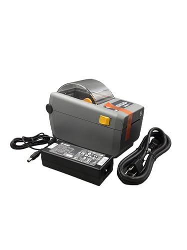 Image of ZEBRA ZD410 Direct Thermal Only Desktop Printer - Ethernet, Bluetooth, USB and USB Host Connectivity, 2 inch inch Print Width, 203 DPI, ZD41022-D01E00EZ- , Monochrome (Renewed)