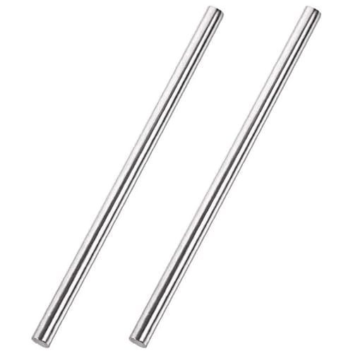 2PCS 304 Stainless Steel Rods 500mm Solid Metal Bar for Mold/Industrial/Machining Use(10 * 500mm)
