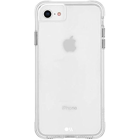 CASE-MATE Tough Clear Case protective cover compatible with Apple iPhone SE case clear/iPhone SE case/iPhone 8 Cover