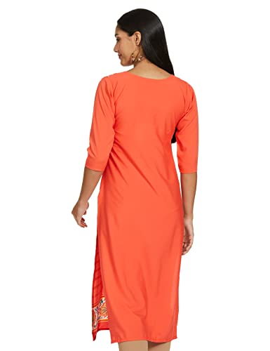 Image of Women's Crepe Straight Kurta