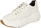 Geox Damen d diamanta Sneakers, Off White, 37 EU