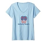 Photo Gallery donna loves bethany beach delaware usa patriotic infradito oceano maglietta con collo a v Photo Gallery donna loves bethany beach delaware usa patriotic infradito oceano maglietta con collo a v