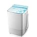 przenośna pralka Mini pralka z pojedynczą beczką z odłączanym koszem odwadniającym Półautomatyczna pojemność prania 5 kg / 11 funtów do mieszkania, hotelu, domu.