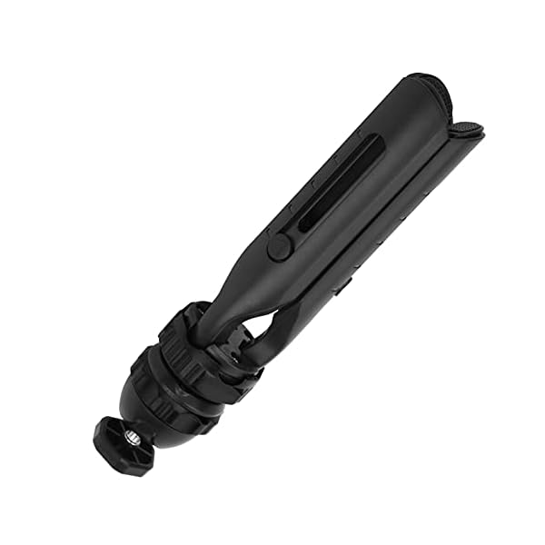 Stativ Mini Einziehbares Stativ 2 Abschnitte Handyhalter Ausgedehnte Höhe 20 cm mit 360 ° Verstellbarem Kugelkopf… – Bild 6