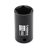 CASOMAN 3/8' Drive 13/16' 5-Point Impact Grade Utility Socket, CR-MO, Removes and Installs Penta Nuts and Bolts