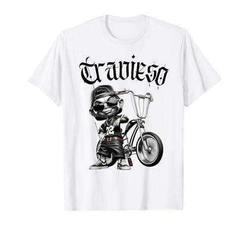 Photo de Salon du vélo hispanique mexicain de Chicano Lowrider Bike Travieso T-Shirt