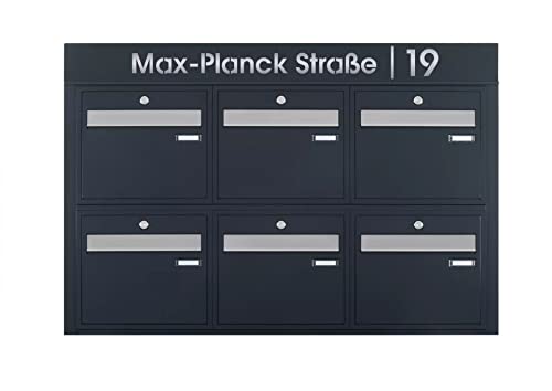Frabox® Aufputz Briefkastenanlage EVEGO mit exklusiver 3D-Lasercut...