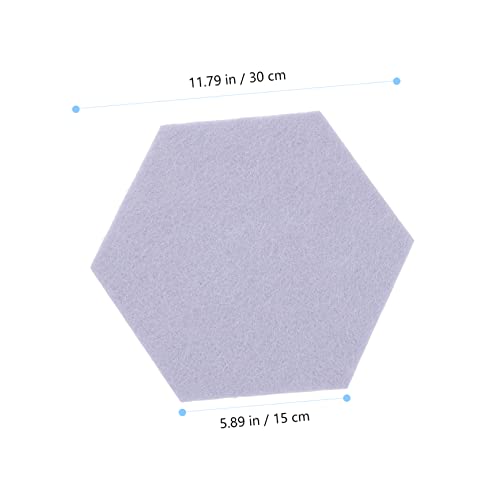 Kisangel 12 paneles acústicos hexagonales con gancho y bucle para insonorización y reducción de ruido miniatura 4