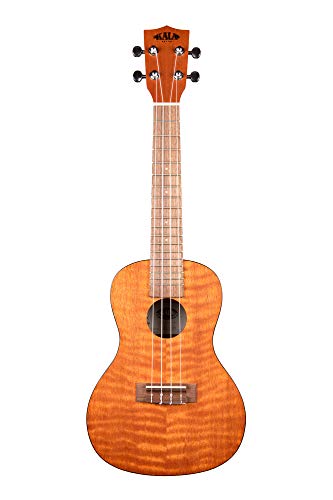 KALA Exotic Mahogany KA-CEM Concert Ukulele, Natural - Les Beatles, Paul McCartney, John Lennon, RIngo Starr, George Harrison KALA Exotic Mahogany KA-CEM Concert Ukulele, Natural