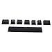 qingqingR 1Set Creative 8-Tasten-Dual-Hintergrundbeleuchtung Hinzufügen Keycap Mechanische Tastatur Keycap Laptop Für Corsair Strafe K65 K70 G710 Schwarz
