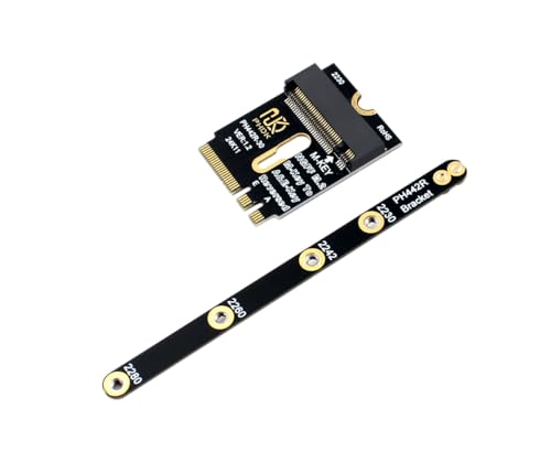Sintech M.2 NVMe SSD a M2 A/E Key Adaptador Compacto de Formato 2230 y 2242 2