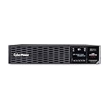 CyberPower PR2000RT2U Smart App Sinewave UPS System, 2000VA/2000W, 8 Outlets, 2U Rack/Tower, AVR, Black