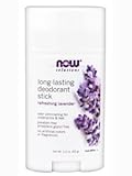 Now Foods Long Lasting Deodorant Stick - 2.2 oz 4 Pack