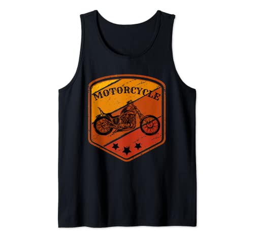 Vintage Motorrad Biker Coole Motorräder Liebhaber Tank Top