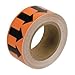 Arrow Tape, Black/Orange, 4 In. W