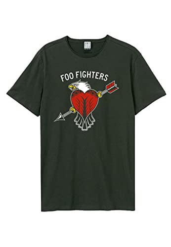 Amplified Foo Fighters Eagle Tattoo Charcoal T-Shirt (M)