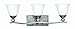 Hinkley-Three Light Brushed Nickel Etched Opal Glass Vanity-5893BN