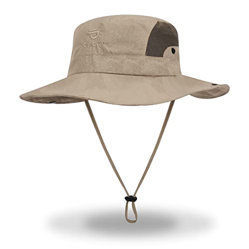 TAGVO Sombreros para el Sol Hombre, Gorra Transpirable ala Ancha protección UV Protege Cuello Cara, Sombrero Jardin Hombre Mujer Adecuado para Trekking, Pesca al Aire Libre Protección UV