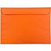 JAM PAPER 9 x 12 Booklet Colored Envelopes - Orange Recycled - 25/Pack