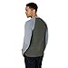 Hanes Mens Beefy Long Sleeve Three-button Henley Fashion-t-shirts, Camouflage Green Heather/Oxford Gray, X-Large US