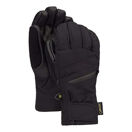 BURTON Womens Gore-Tex Under Glove, True Black New, Large