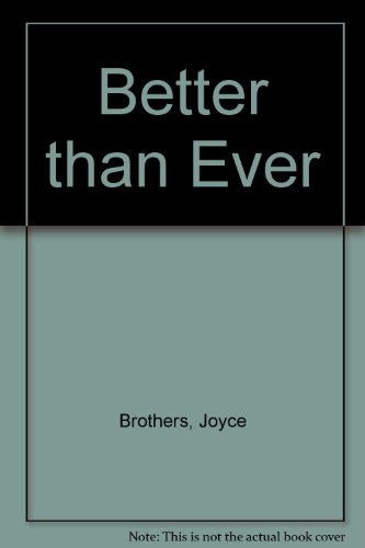 Better than Ever B002Q71HS4 Book Cover