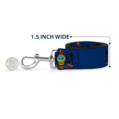 Laisse pour chien Drapeau Pennsylvanie Buckle Down de style ceintures - 7