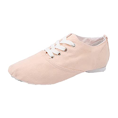 Zapatos de baile para niños y niñas, elegantes zapatillas de ballet, suelas antideslizantes, transpirables, ligeras, con cordones, b, 28 EU