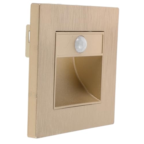 LALADEFIEE Motion Sensor Step Light Indoor Stairway with Detection Compact Design for Hallways and Decks Durable LED Lighting for Enhanced Safety and Visibility