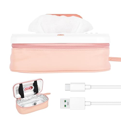 Baby Wipe Warmer Dispenser, 3 Modes Temperature Heating Control Wipes Warmer, 5000mah Large Capacity Super Silence Wipe Warmer Dispenser for Newborns Baby