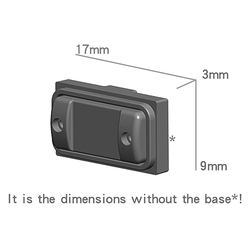 INJORA RC LED Lamp Rectangular Turn Signal Light for 1/8 1/10 RC Crawler Car Upgrade,2PCS