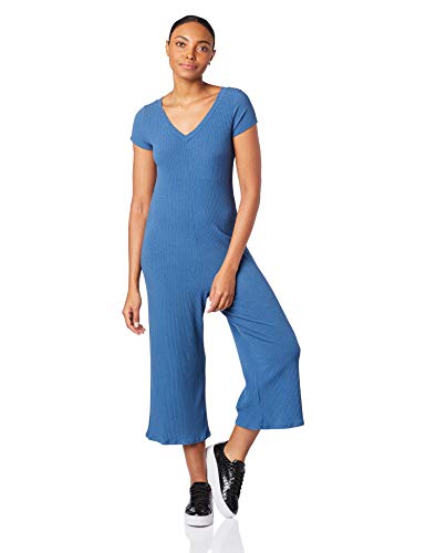 Macacão, Mercatto, Feminino, Azul Medio, P