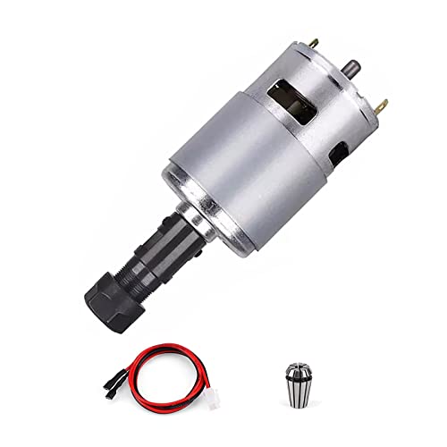 775 Xsh [^[ DC 12V-24V 20000 RPM ~jd[^[ {[ xAO 傫ȃgN nCp[ CNC 3018 @p(1 set)