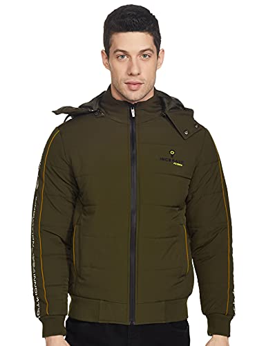 Image of Qube By Fort Collins Men's Heavy Winter Bomber Jacket - Insulated, Warm & Stylish Cold Weather Outerwear