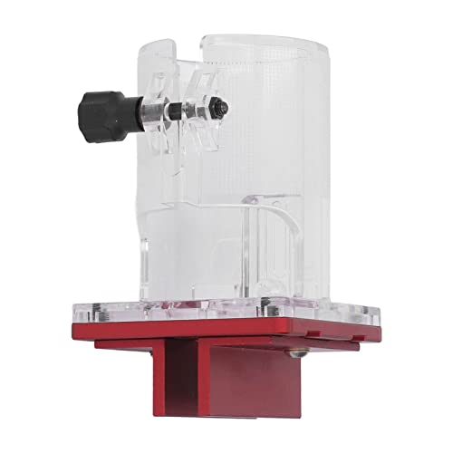 Localizador de ranhura para roteador de madeira, design de calha de limite base de aparador de madei