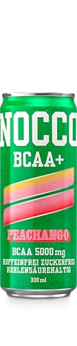 10 Dosen NOCCO BCAA Drink | Peachango | Buxtrade | 330 ml | 105 mg Koffein