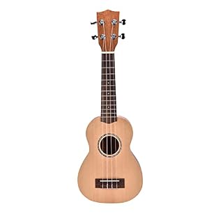 Flanger FU-80S 21in Ukulele,Flanger FU-80S 21in Ukulele Compact Wood Wooden Mini 4 String Guitar Instrument de musique - Les Beatles, Paul McCartney, John Lennon, RIngo Starr, George Harrison