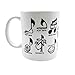 CMC Ceramic Mug - Notes Design