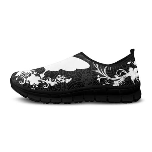 Insects Print Men Slip On Shoes Mesh Flats Shoes Women Breathable Loafers Shoes Comfortable Walking Training Shoes for Business Daily Wear3