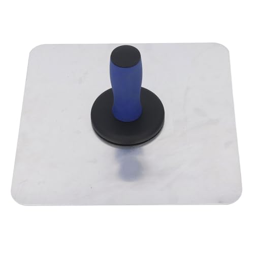 Falco per Intonacatura in Alluminio, Supporto per Pannello per Malta in Gesso 30 X 30 Cm con Impugnatura Morbida, Strumento per Intonacatura di Finitura per Cemento, Malta