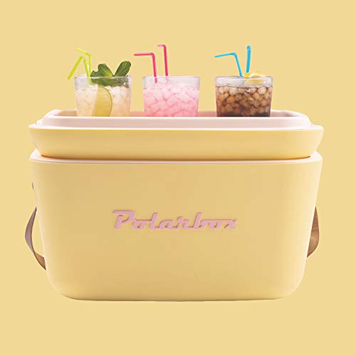 APRIL Nevera portátil Retro Vintage PolarBox (Amarilla)
